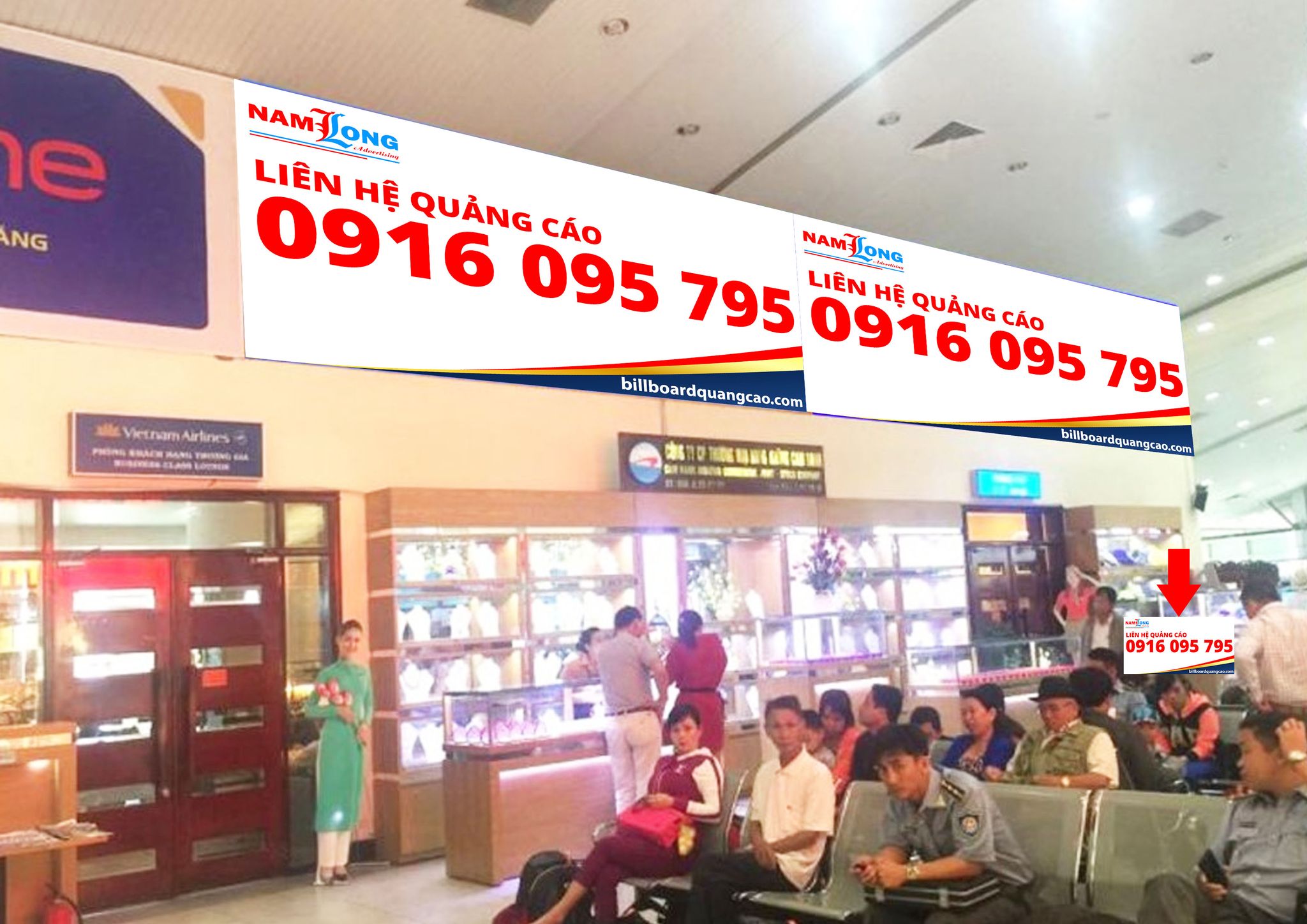 Hộp đèn tại sân bay Cam Ranh-KH-021